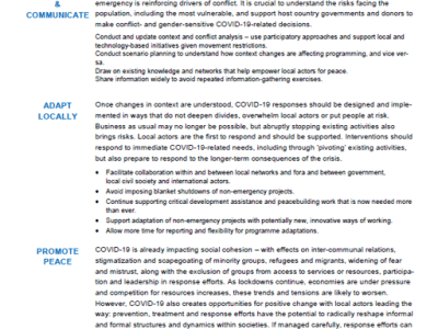 Open Letter to Decision Makers during&nbsp;COVID-19